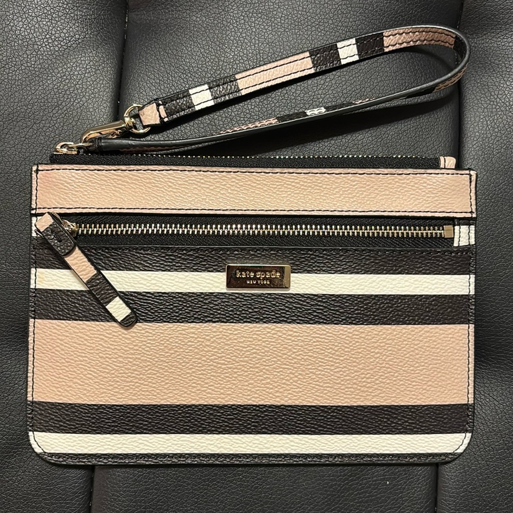 Kate Spade New York Shore Street Stripe Wristlet